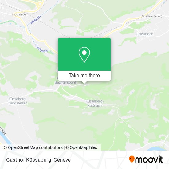 Gasthof Küssaburg map