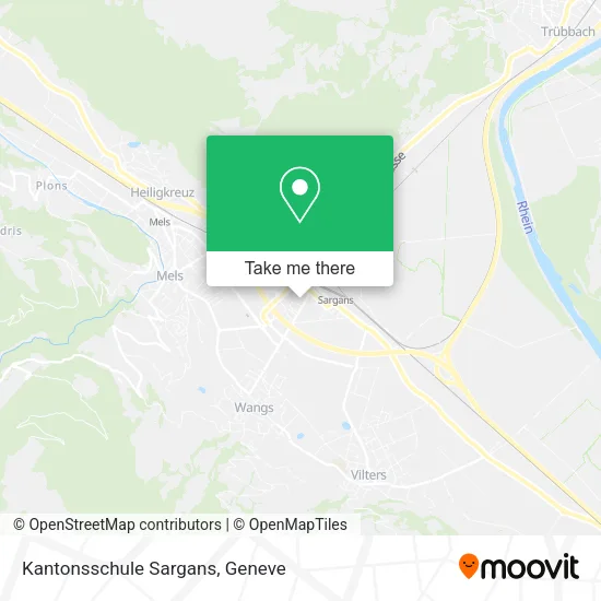 Kantonsschule Sargans map