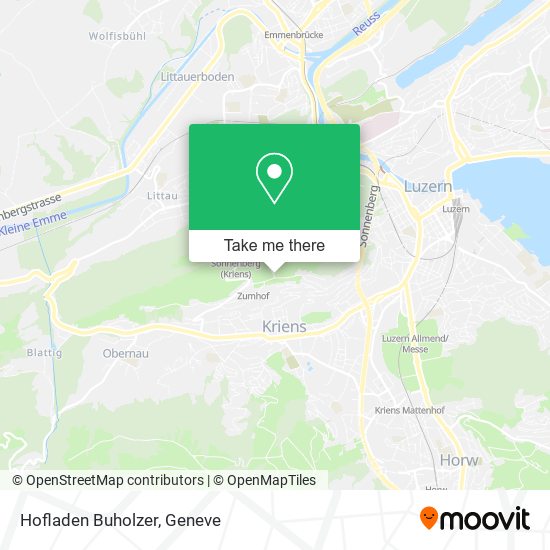 Hofladen Buholzer map