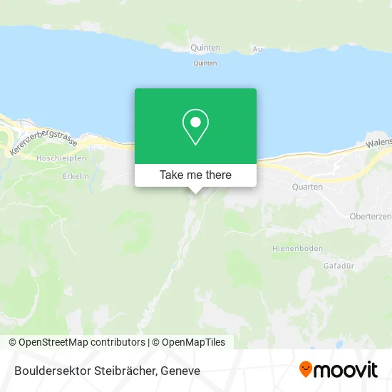 Bouldersektor Steibrächer map