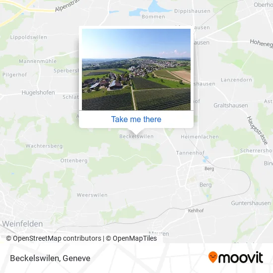 Beckelswilen map