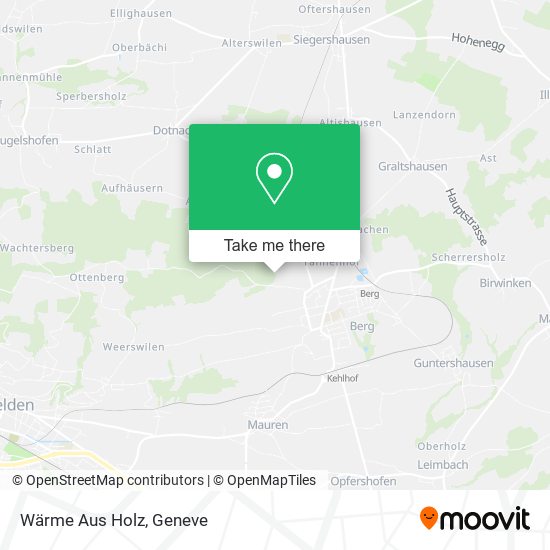 Wärme Aus Holz map