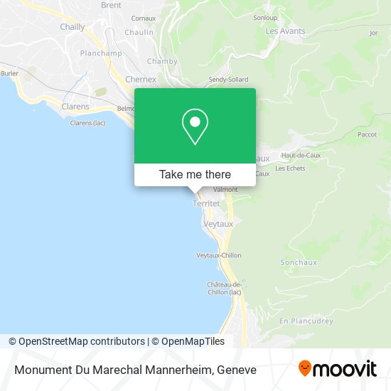 Monument Du Marechal Mannerheim map
