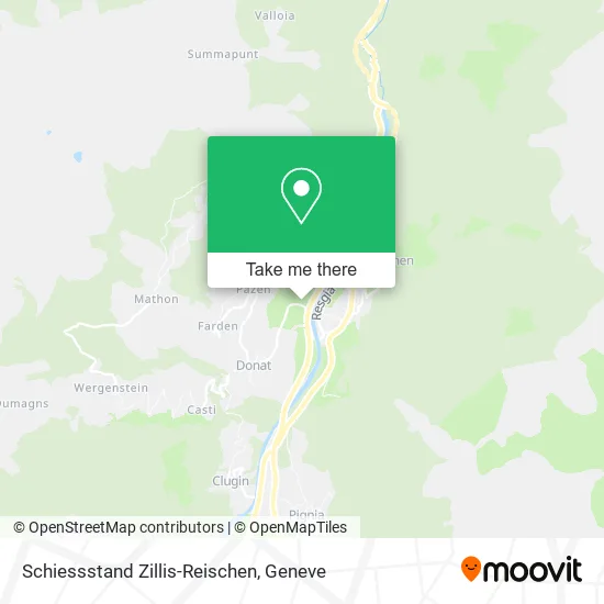 Schiessstand Zillis-Reischen map