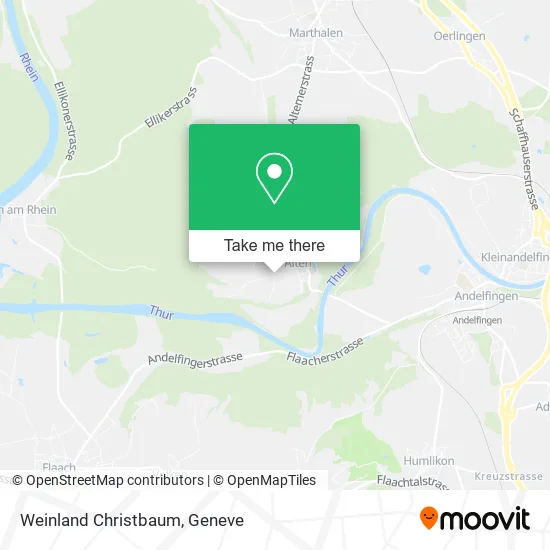Weinland Christbaum map
