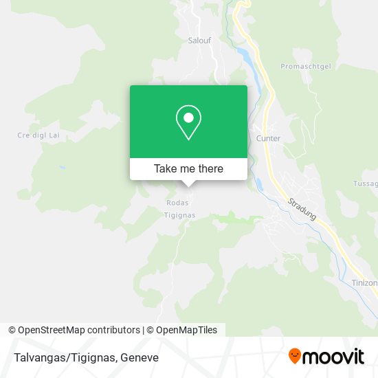 Talvangas/Tigignas map