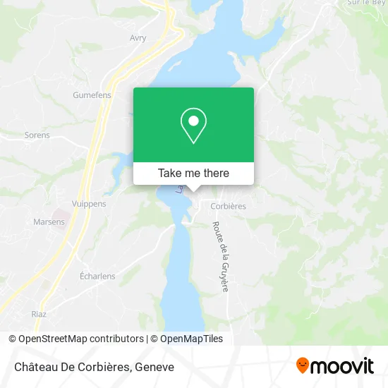 Château De Corbières map
