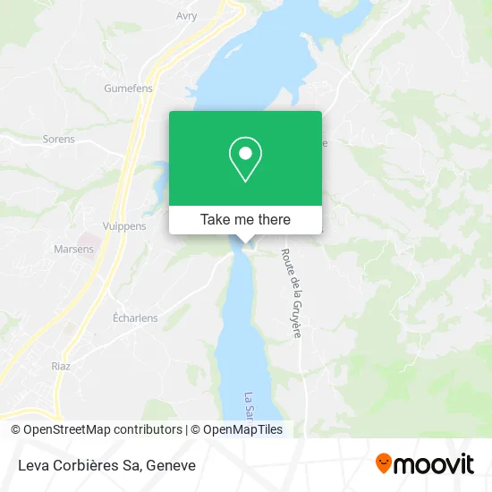 Leva Corbières Sa map