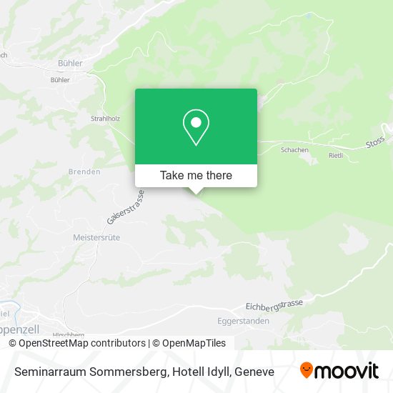 Seminarraum Sommersberg, Hotell Idyll map