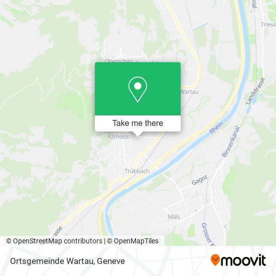 Ortsgemeinde Wartau map