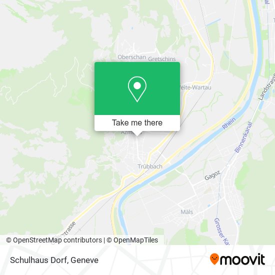 Schulhaus Dorf map