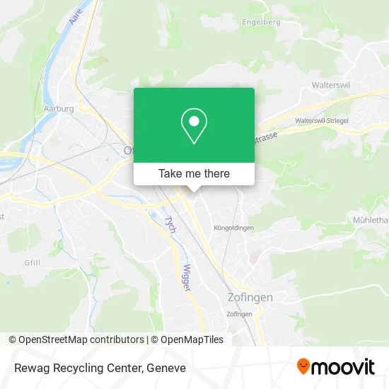 Rewag Recycling Center map