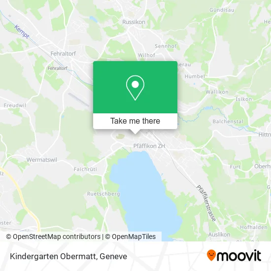 Kindergarten Obermatt map