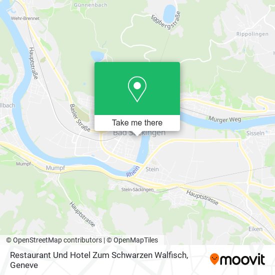Restaurant Und Hotel Zum Schwarzen Walfisch map