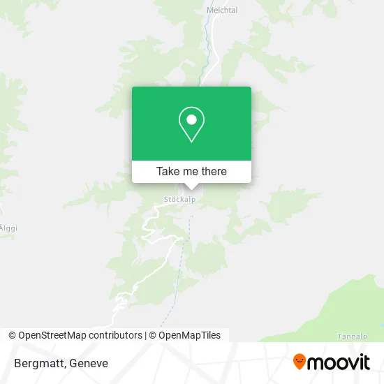 Bergmatt map
