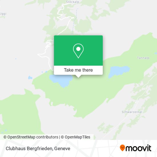 Clubhaus Bergfrieden map