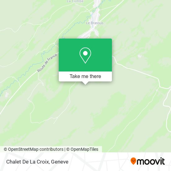 Chalet De La Croix map