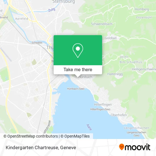 Kindergarten Chartreuse map