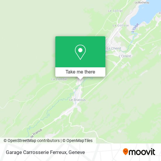 Garage Carrosserie Ferreux map