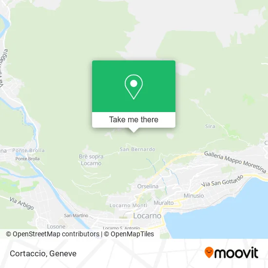 Cortaccio map