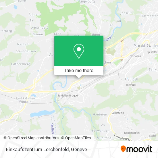 Einkaufszentrum Lerchenfeld map