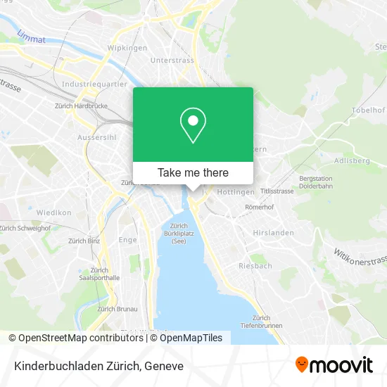 Kinderbuchladen Zürich map