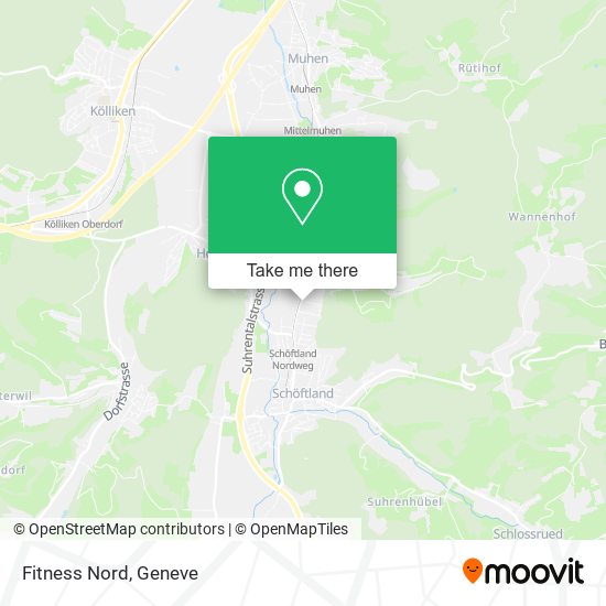 Fitness Nord map