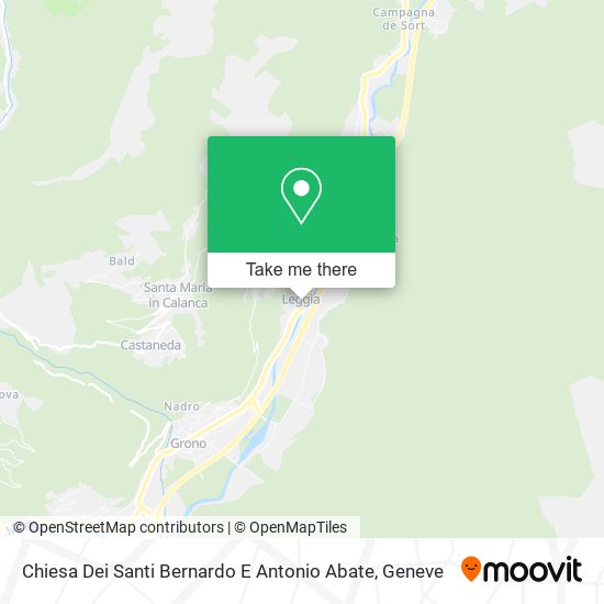 Chiesa Dei Santi Bernardo E Antonio Abate map