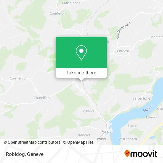 Robidog map