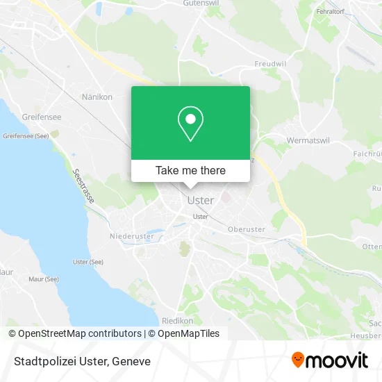 Stadtpolizei Uster map