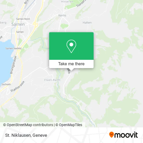 St. Niklausen map
