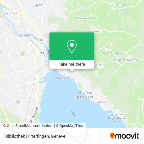 Bibliothek Hilterfingen map