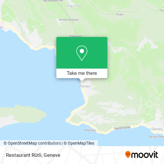 Restaurant Rütli map