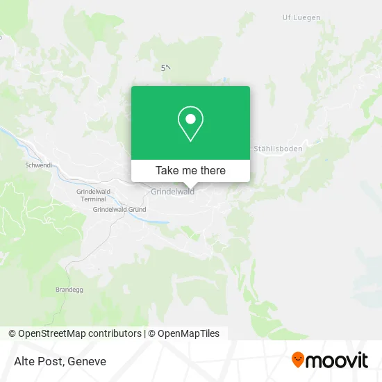 Alte Post map
