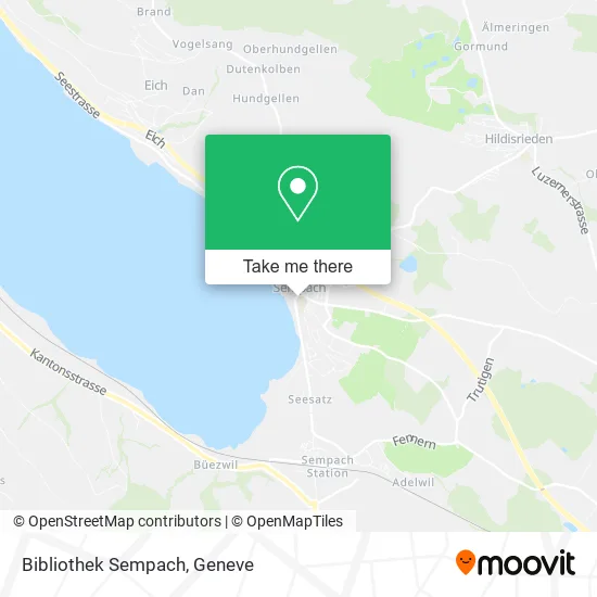 Bibliothek Sempach map