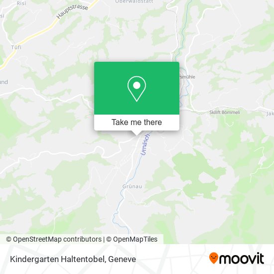 Kindergarten Haltentobel map