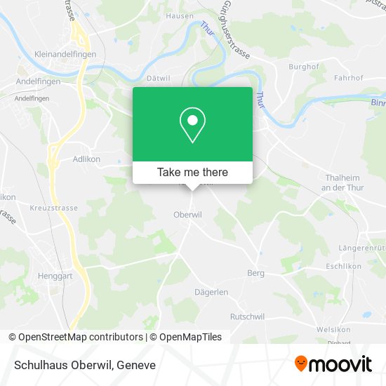 Schulhaus Oberwil map