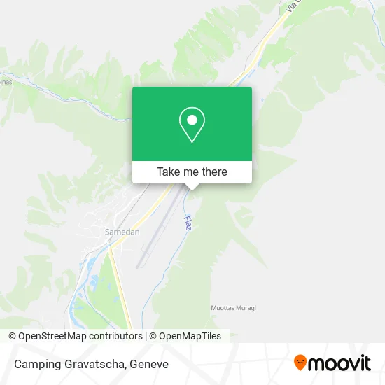 Camping Gravatscha map