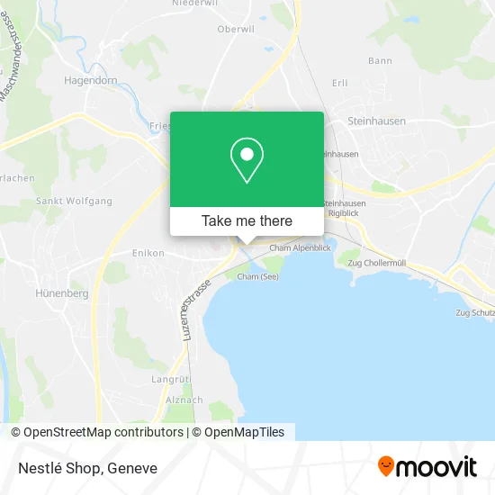 Nestlé Shop map