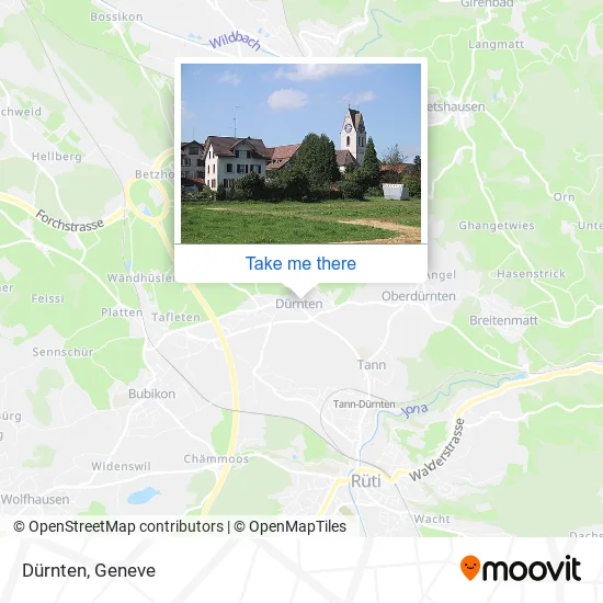 Dürnten map