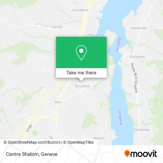 Centre Shalom map