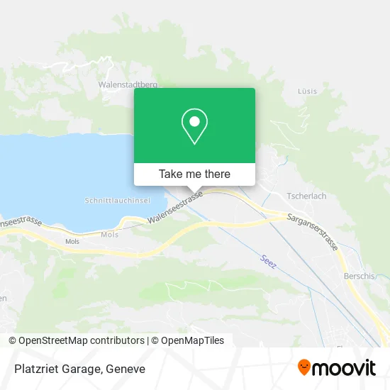 Platzriet Garage map