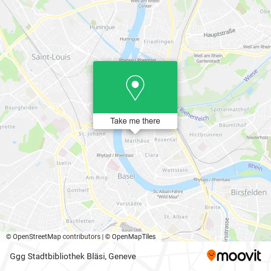 Ggg Stadtbibliothek Bläsi map