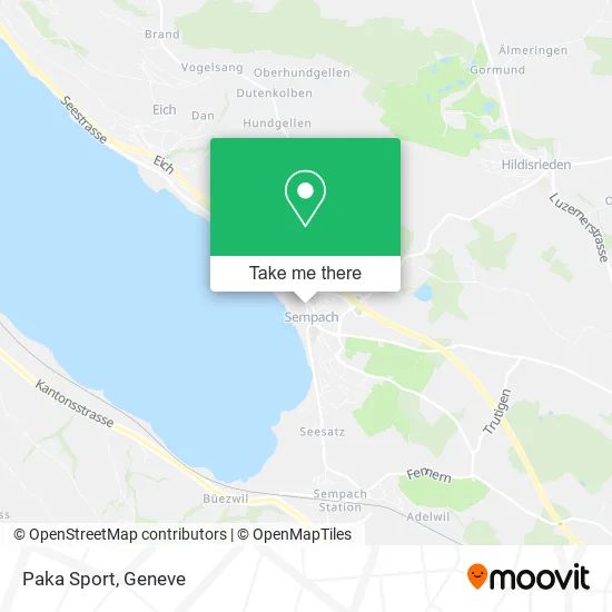 Paka Sport map