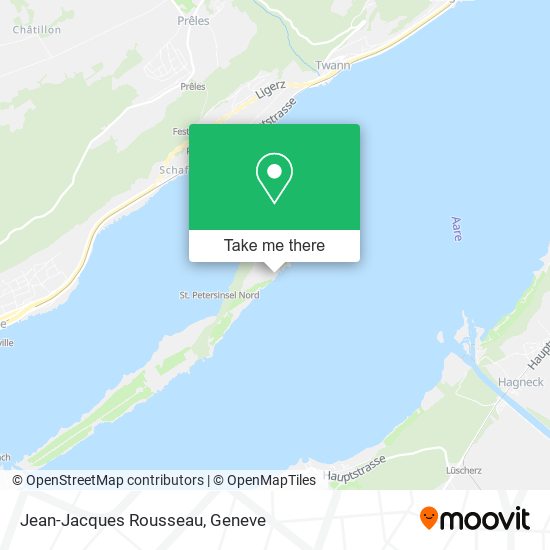 Jean-Jacques Rousseau map