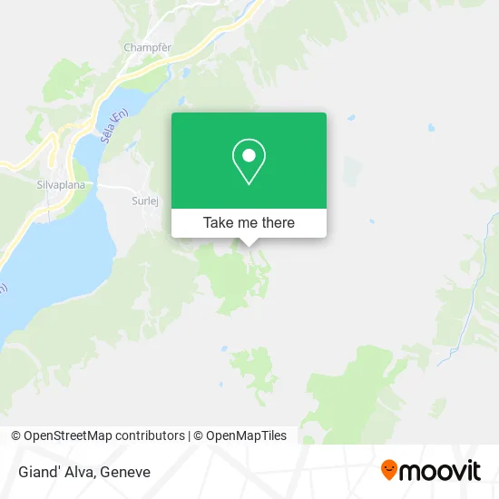 Giand' Alva map
