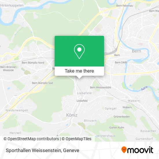 Sporthallen Weissenstein map