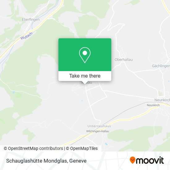 Schauglashütte Mondglas map