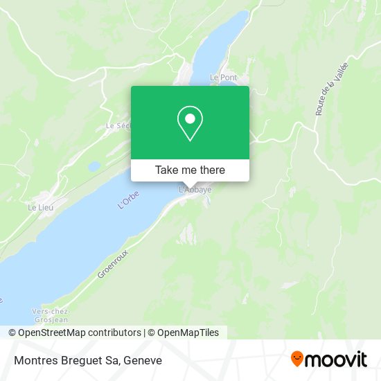 Montres Breguet Sa map