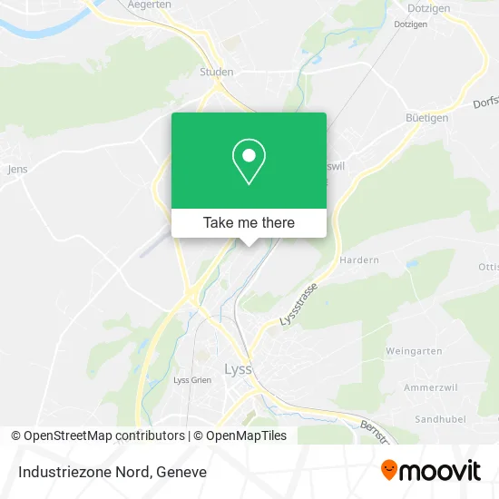 Industriezone Nord map